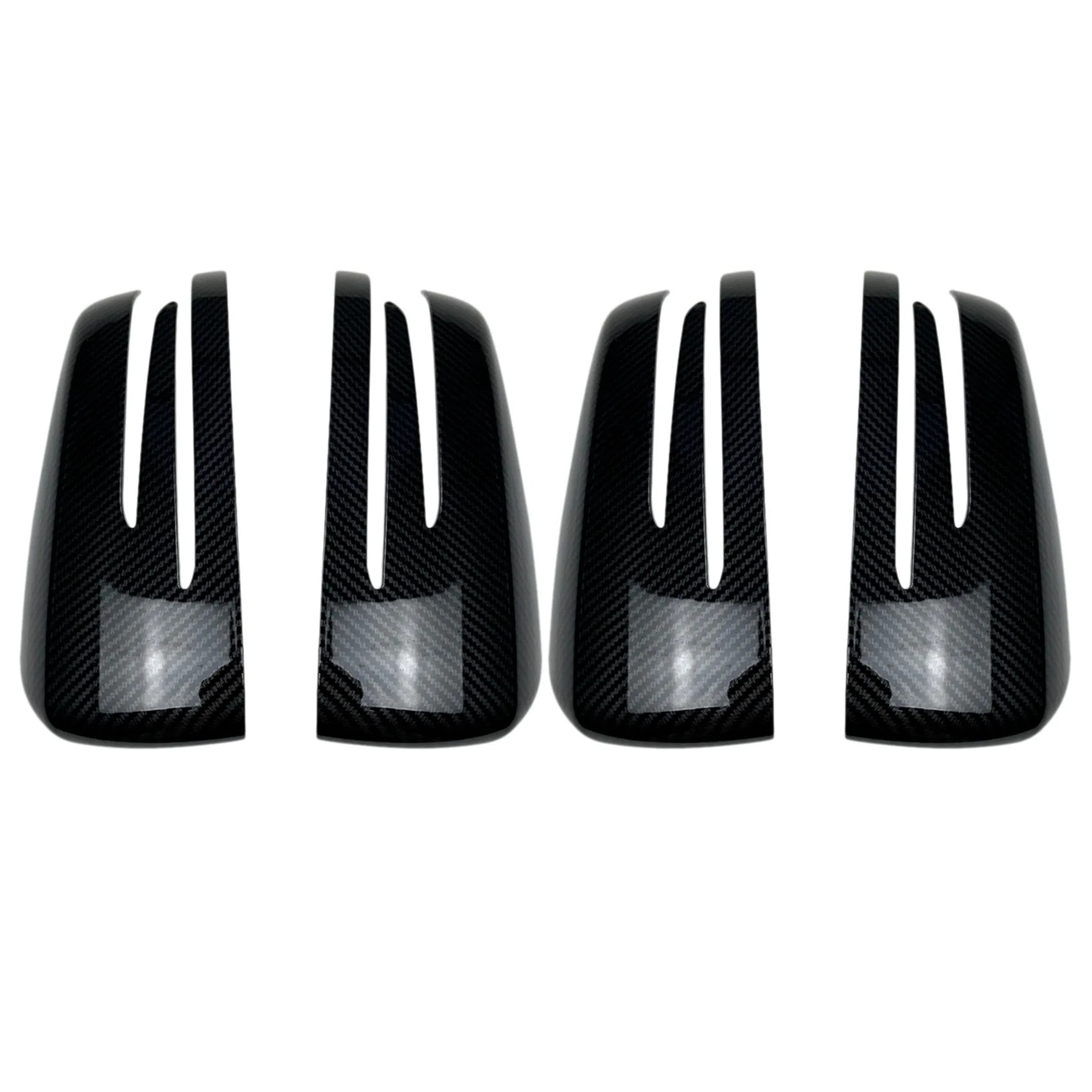 

2X for Mercedes Benz A B CLA GLA C E Class W176 C117 X156 W204 W212 Carbon Fiber ABS Side Rear View Mirror Cover Trim