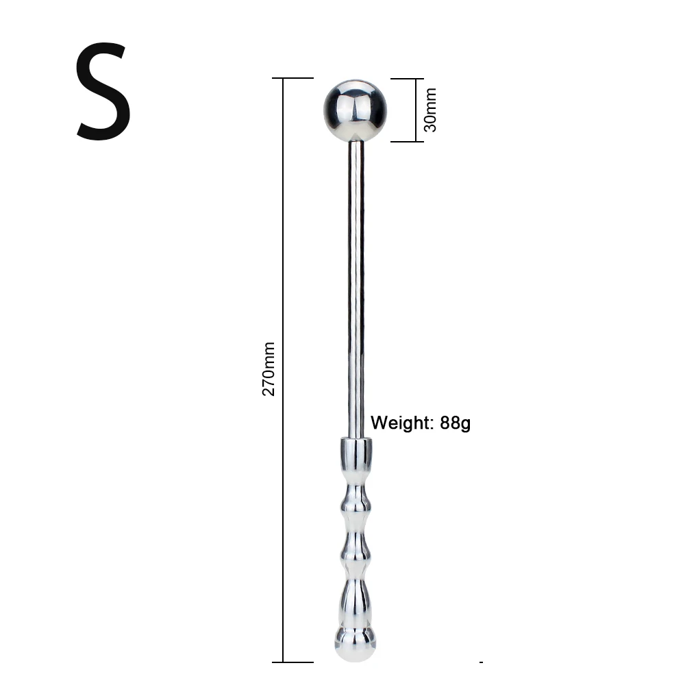 SML Metal Anal Balls Dildo Butt Plug Anal Plugs Long G Spot Stimulate Wand Massage Stick Adult Sex Toys For Me_voghion.com