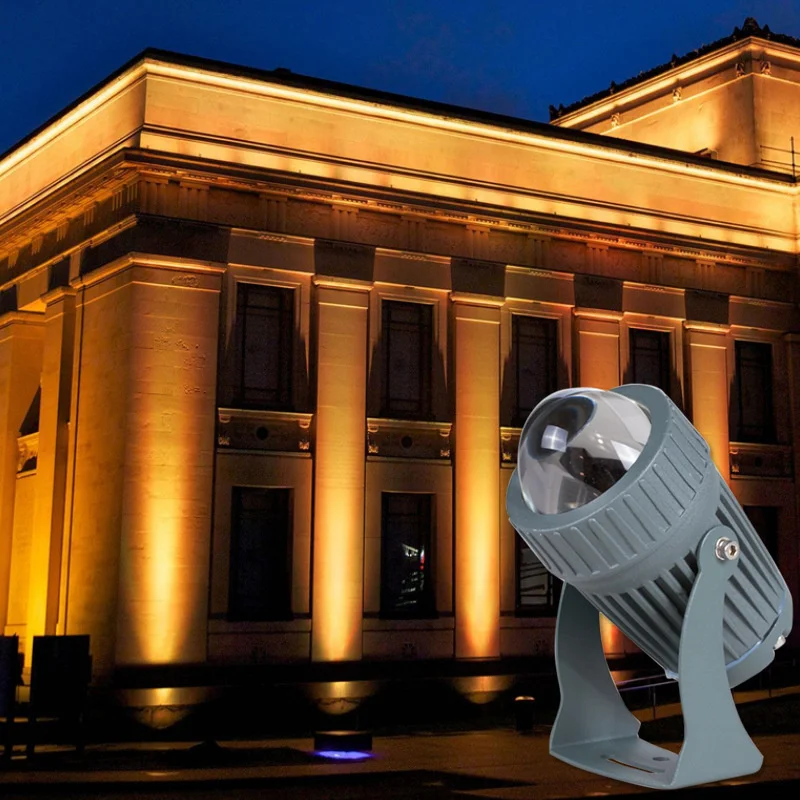 Description Picture 4 of item5W 10W Outdoor LED RGB Floodlight Waterproof Spotlight Narrow Beam Angle Light Wall Lamp Landscaping Lighting for Street Garden