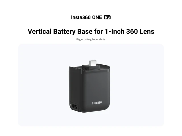 Insta360 ONE R 1インチ+360度レンズ予備バッテリー【未使用】