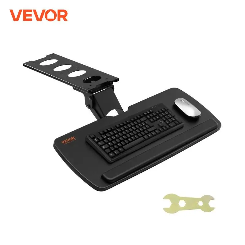 Adjustable Ergonomic Under Desk Keyboard Tray