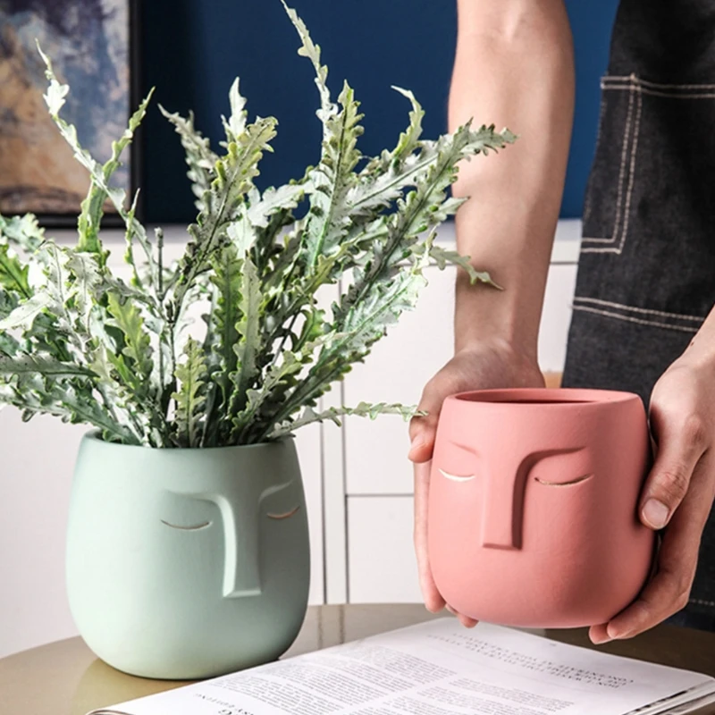 3D Resin Plaster Cement Concrete Flower Pot Vase Mould for Casting Mold Tool