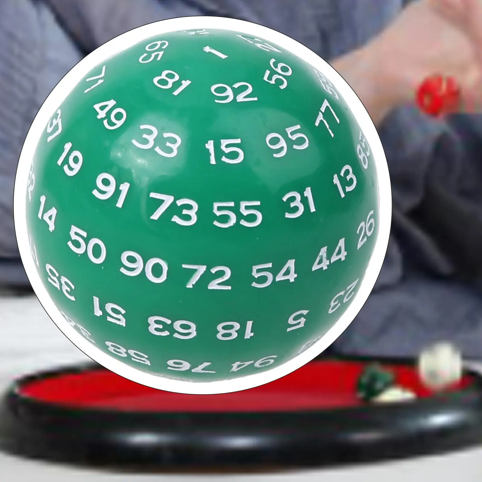 100 Sided Polyhedral Dice D100 Dice Game Entertainment Acrylic Dices for Role Playing Game Table Board Kids Adult Play Fun Home
