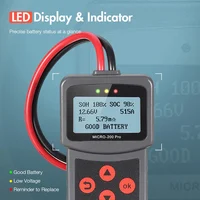 Lancol Micro-200 Pro 12V Digital Car Battery Tester Micro200Pro EFB AGM Gel Lead Acid Battery Cranking Charging Diagnostic Tool - Image 6