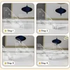 Transparent Storage Box Eyeshadow Disc Nail Polish Air Cushion Display Rack Girls Bedroom Dresser Cosmetics Shelf 4