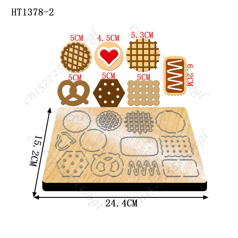 Food Cutting Dies - New Die Cutting And Wooden Mold,HT1378 Suitable For Common Die Cutting Machines On The Market.