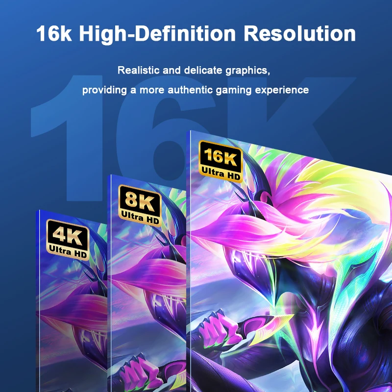 Ultra High-Resolution Bi-Directional DisplayPort Cable with Braided Design