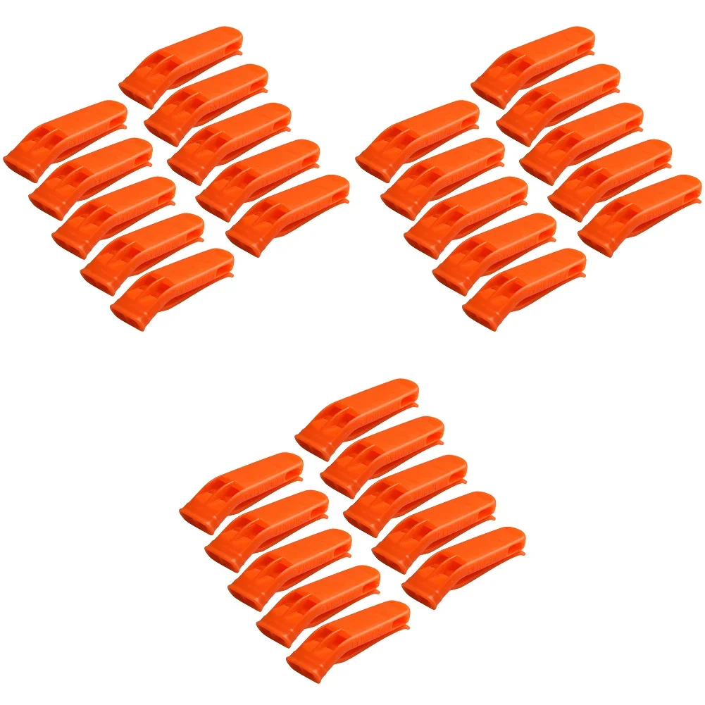 5-Pack Outdoor Survival Emergency Loud Double Pipe Whistles