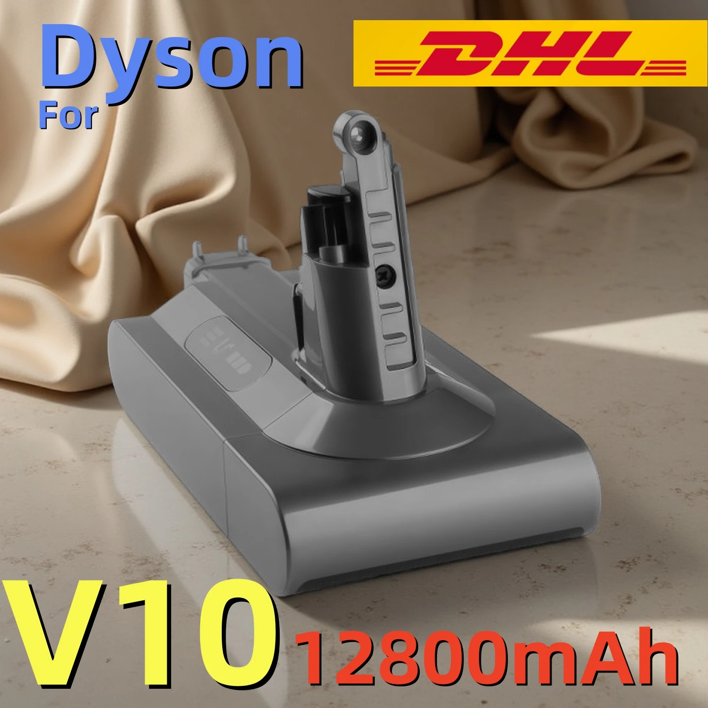 Battery For Dyson V10 12800mAh 25.2V For Dyson SV12 Battery Absolute Animal Li-ion Vacuum Cleaner Rechargeable BATTERY SV12