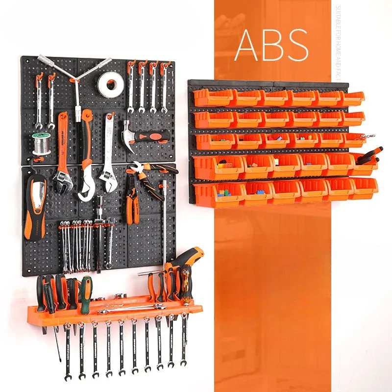 Plastic Safety Tool Hanging Board Wall-Mounted ABS Hanging Board Insulation Workshop Heavy Hardware Tool Storage Classification
