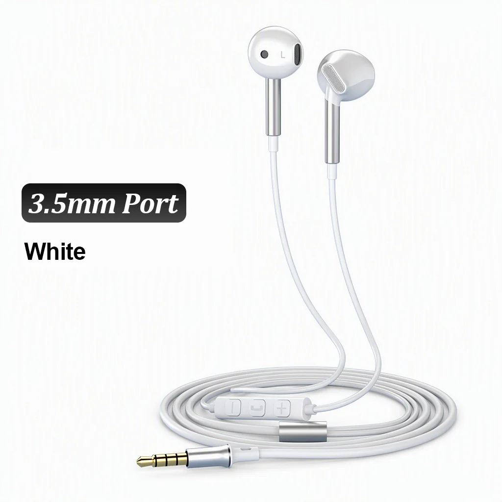 Enhanced USB Type C Wired HiFi Stereo Headphones with Mic and Volume Control