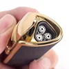 New COHIBA Lighter Metal 3 Jet Butane Torch Lighter Cigar Stamping Bar Sharp Lighter Cigar Knife Cigar Scissor For Gift（No Gas） 2