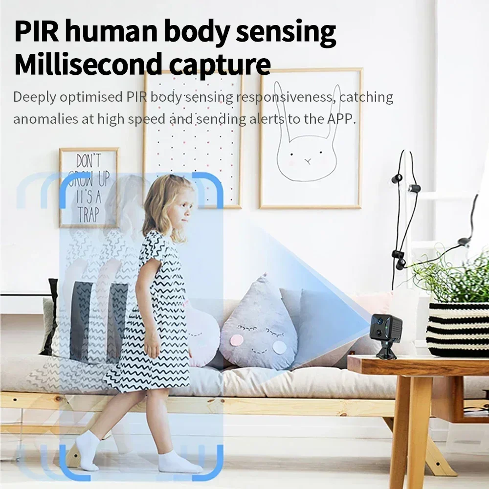 PEGATAH 5MP WIFI 4G Mini Security IP Camera Wireless Night Smart Home Baby Monitor Vision CCTV Surveillance Cam Security Camera