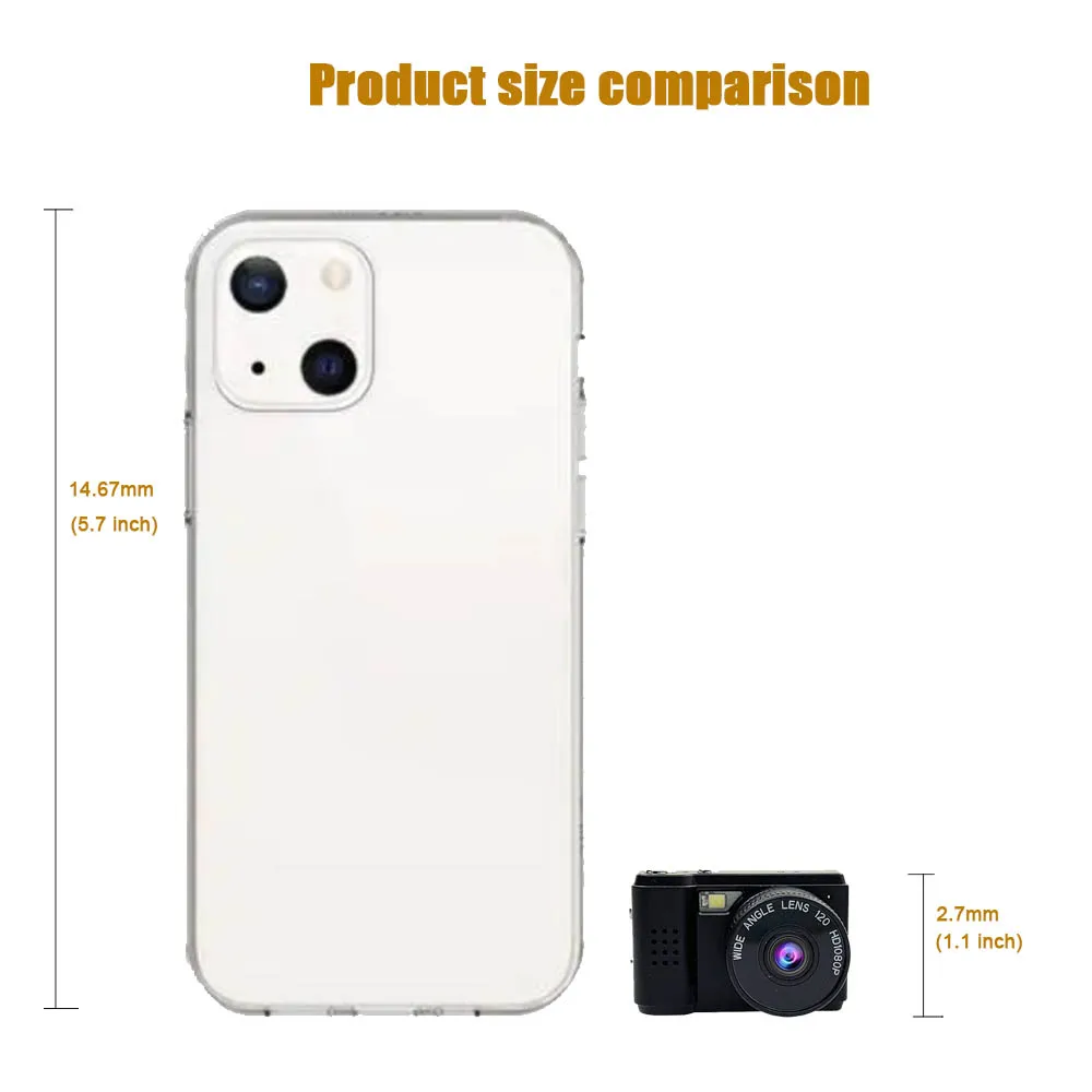Mini Camera With Screen CMOS Indoor Home Outdoor 1080p Sports Portable Vintage V