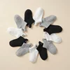12 double summer children's socks smiling face simple thin breathable cotton socks 1-12 years old solid color boutique socks 2
