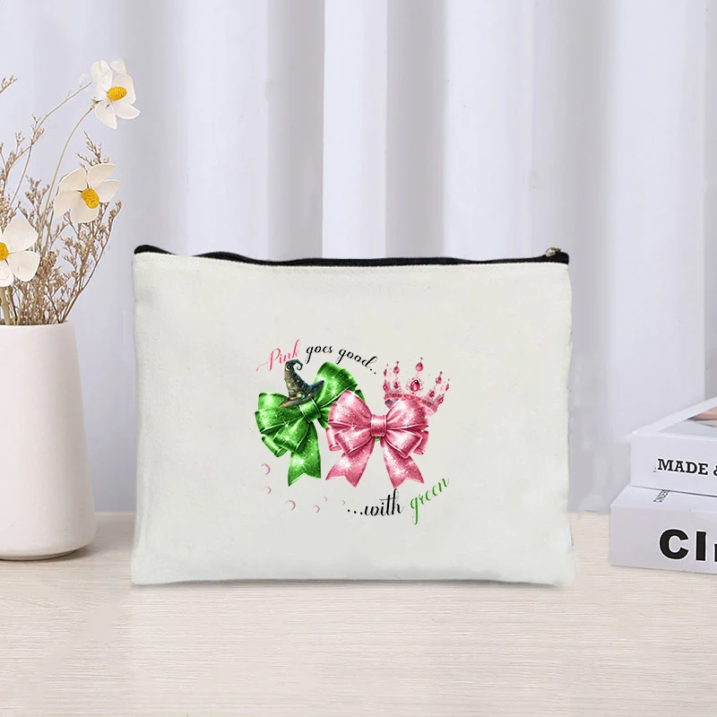 Wicked The Musical Makeup Bag Glinda Elphaba Inspired Musical Lover Gifts Cosmetic Bag Musical Theater Fans Gift Toiletry Pouch 5