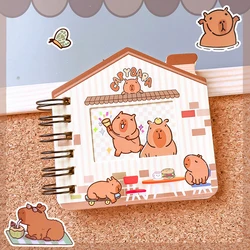 Kawaii Capybara Mini Notebook - Cute Portable Journal and Diary (A)