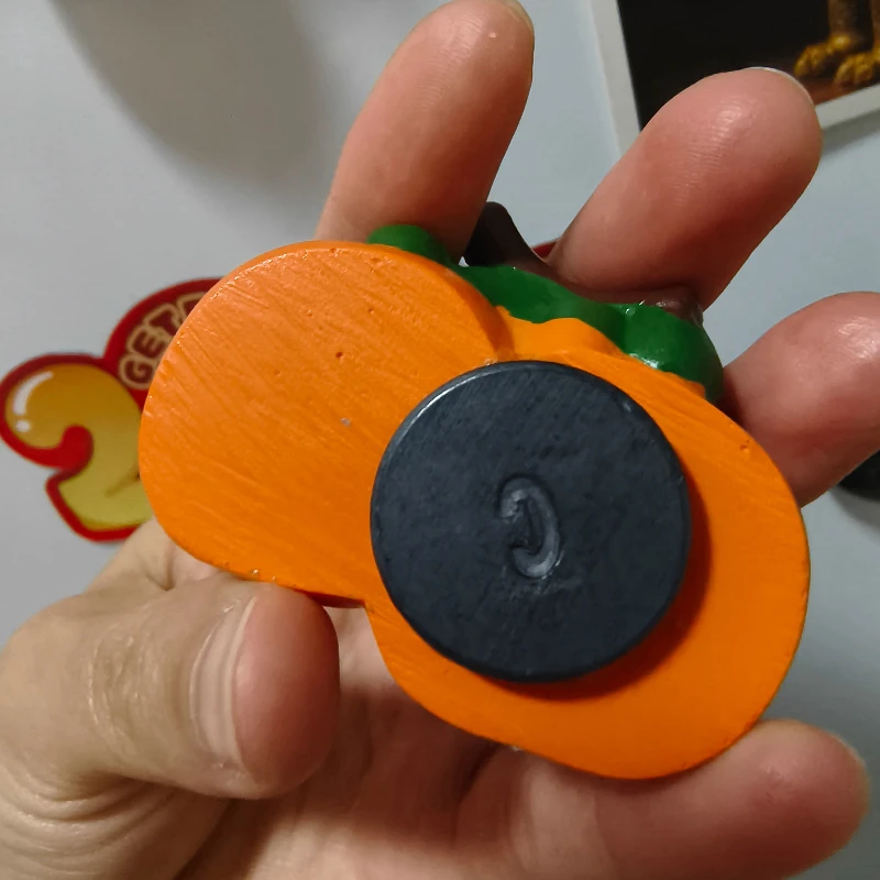 Cartoon Cute Refrigerator Magnet Resin Three-dimensional Creative Simulated Food Bread Magnetic Stickers Home Decor Accessories