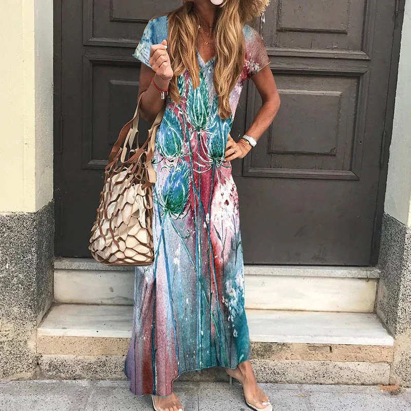 Spring-and-Summer-Women-s-Clothing-New-Printed-Casual-Loose-Fitting ...