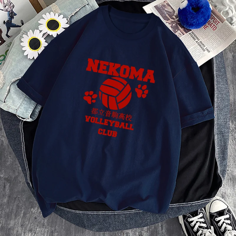 thumbnail image 1 of Haikyuu-Camiseta transpirable con estampado de voleibol para mujer, Camisetas deportivas de Hip Hop informales de manga corta, Camisetas suaves Harajuku de verano 2022, 1 of 4