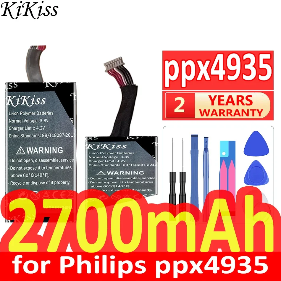 

Мощный аккумулятор KiKiss 2700 мАч для проектора Philips ppx4935