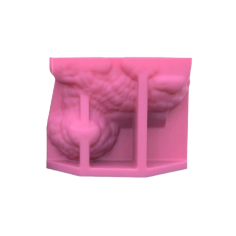 Yak Unique Flowerpot Molds Silicone Texture Perfect for Making Craft Vase