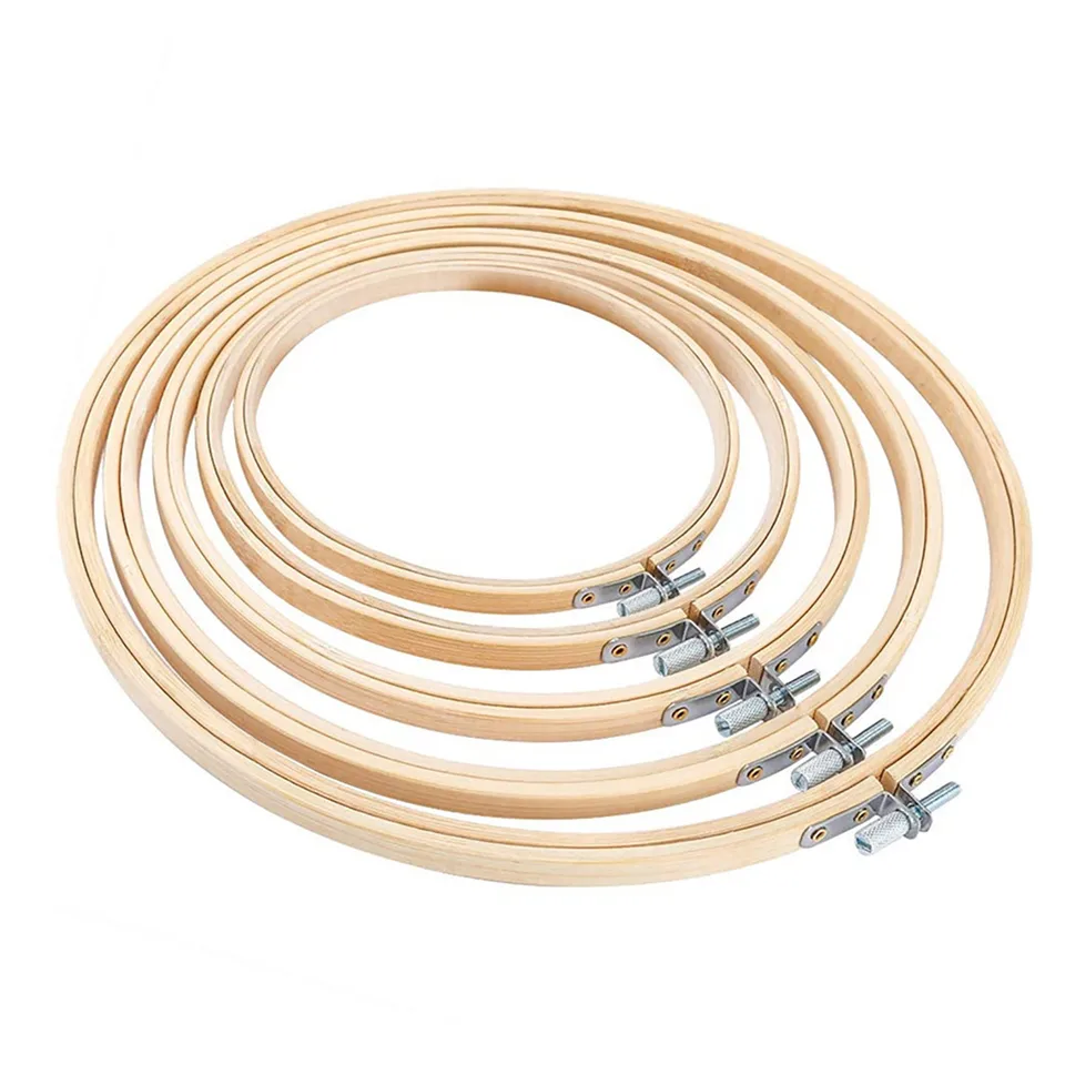 Premium Beech Wood Embroidery Hoop Set