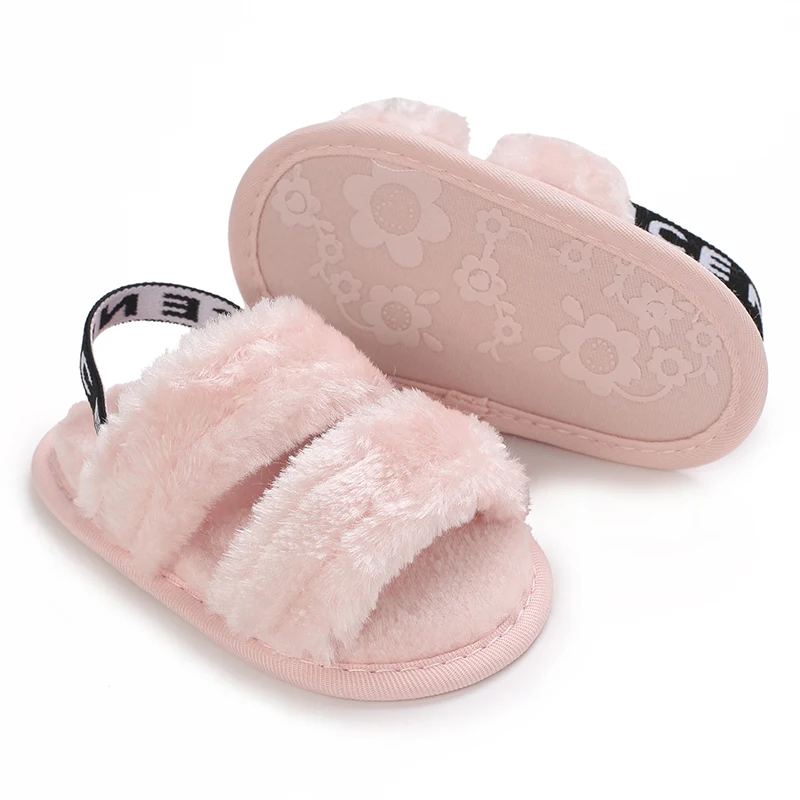 VALEN SINA Super Sweet Plush baby girls summer shoes 0-18m newborn baby girl sandals toddler infant sandal shoes