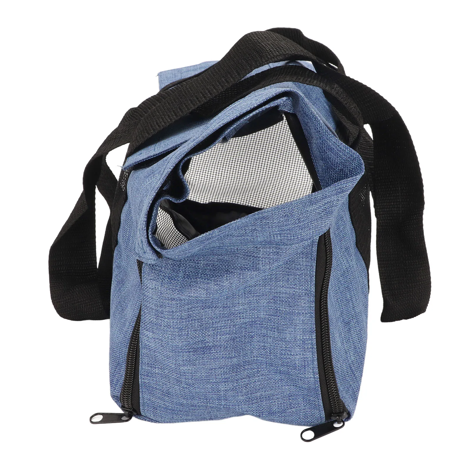 Cat Grooming Carrier Bag Mesh Cloth Canvas Breathable Foldable Portable Pet Bathing Bag for Nail Trimming