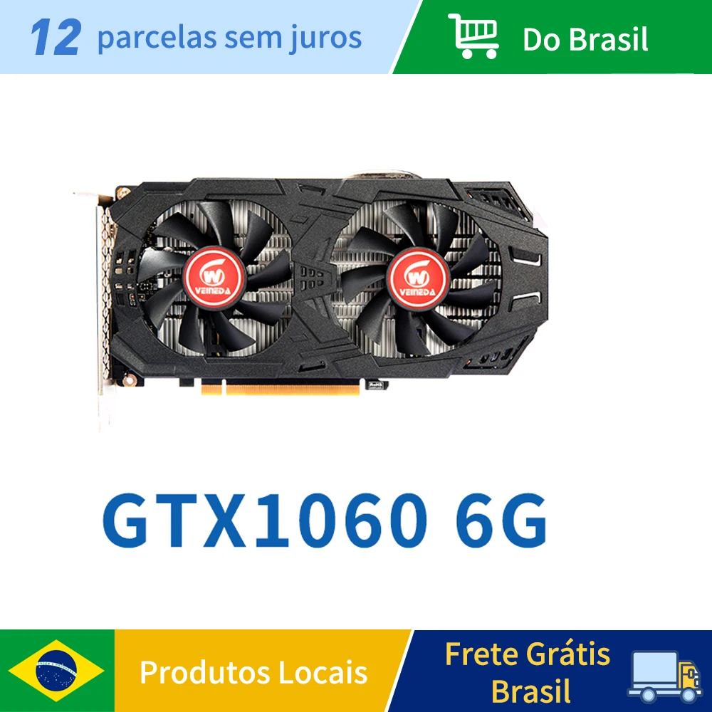 Placa de Vídeo VEINEDA GTX 1060 6GB