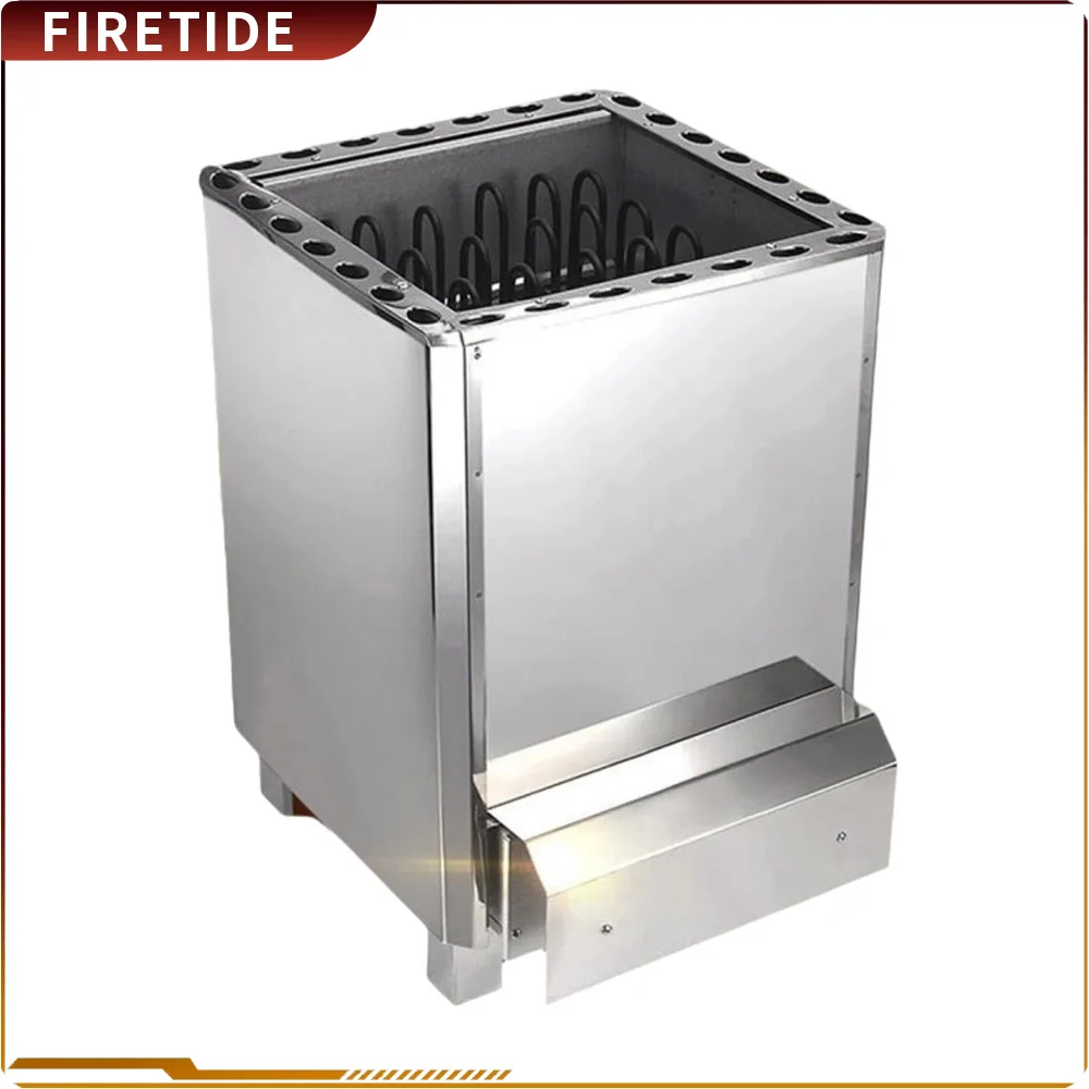 เตาซาวน่าสำหรับอาบน้ำ เตาซาวน่าแบบอบไอน้ำแห้ง เตาอบไอน้ำแห้งเชิงพาณิชย์ สแตนเลส 304 เครื่องอบไอน้ำแห้งสำหรับใช้ในบ้าน ห้องซาวน่า 1