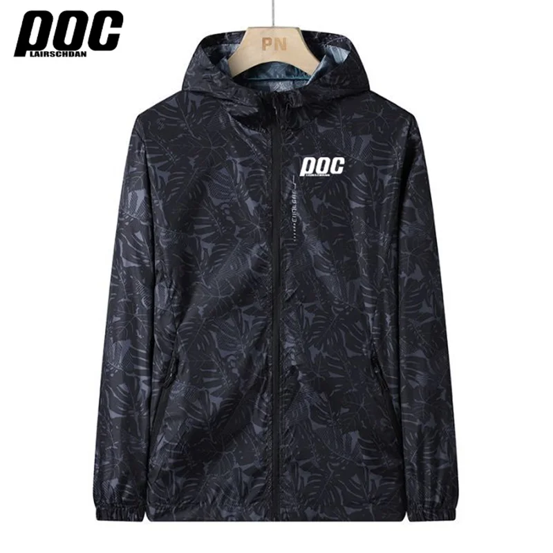 LairschDan Poc New Outdoor Cycling Jacket Wind & Water Resistant Windbreaker Jacket Men's Fall Casual Tactical Military