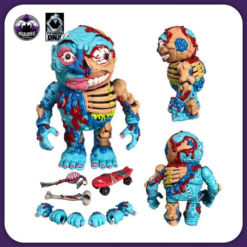 Megalopolis Madballs Dna 6In Action Figure Ghost Pumpkin Farmer Fight Monster Toys Hallow