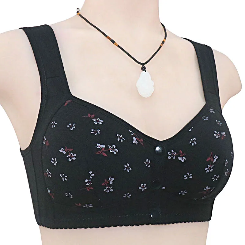 Soutien-gorge coton imprimé cachemire - sans armatures