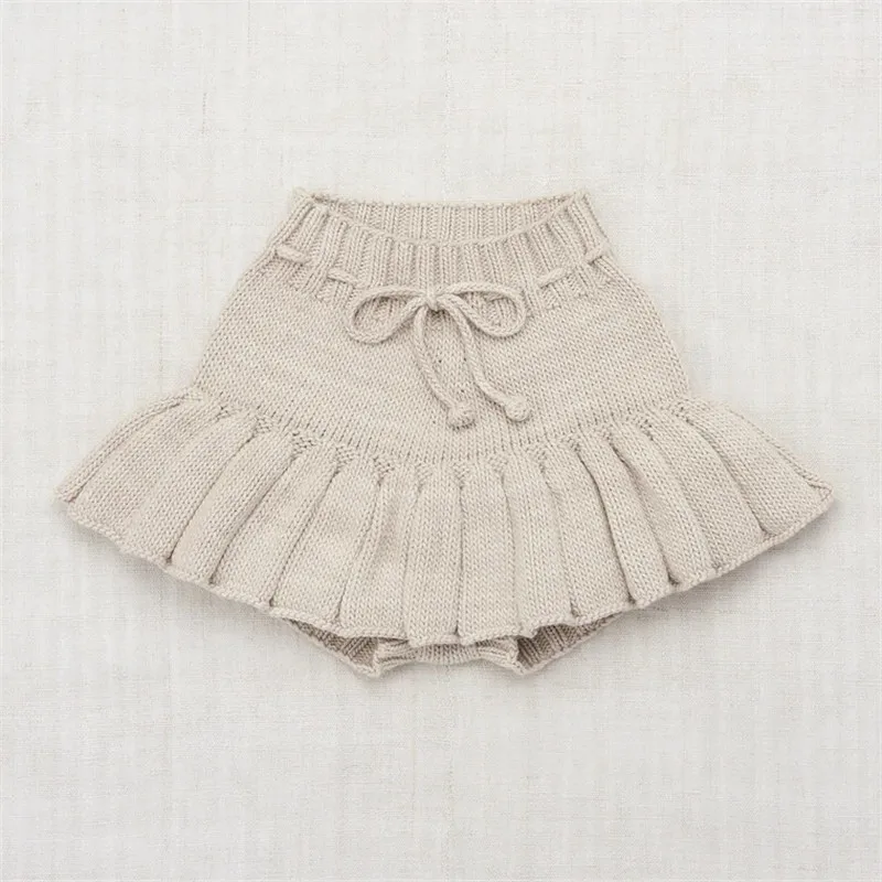 EnkeliBB Kids Girls Summer Skirts Quality Kniting Baby Skirts Brand Designer Misha Puff Bottoms Spring Toddler Skirt