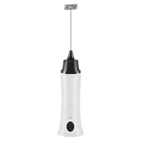Handheld Electric Coffee Mixer Frother Automatic Milk Beverage Foamer Cream Whisk Cooking Stirrer Egg Beater With Cover 1