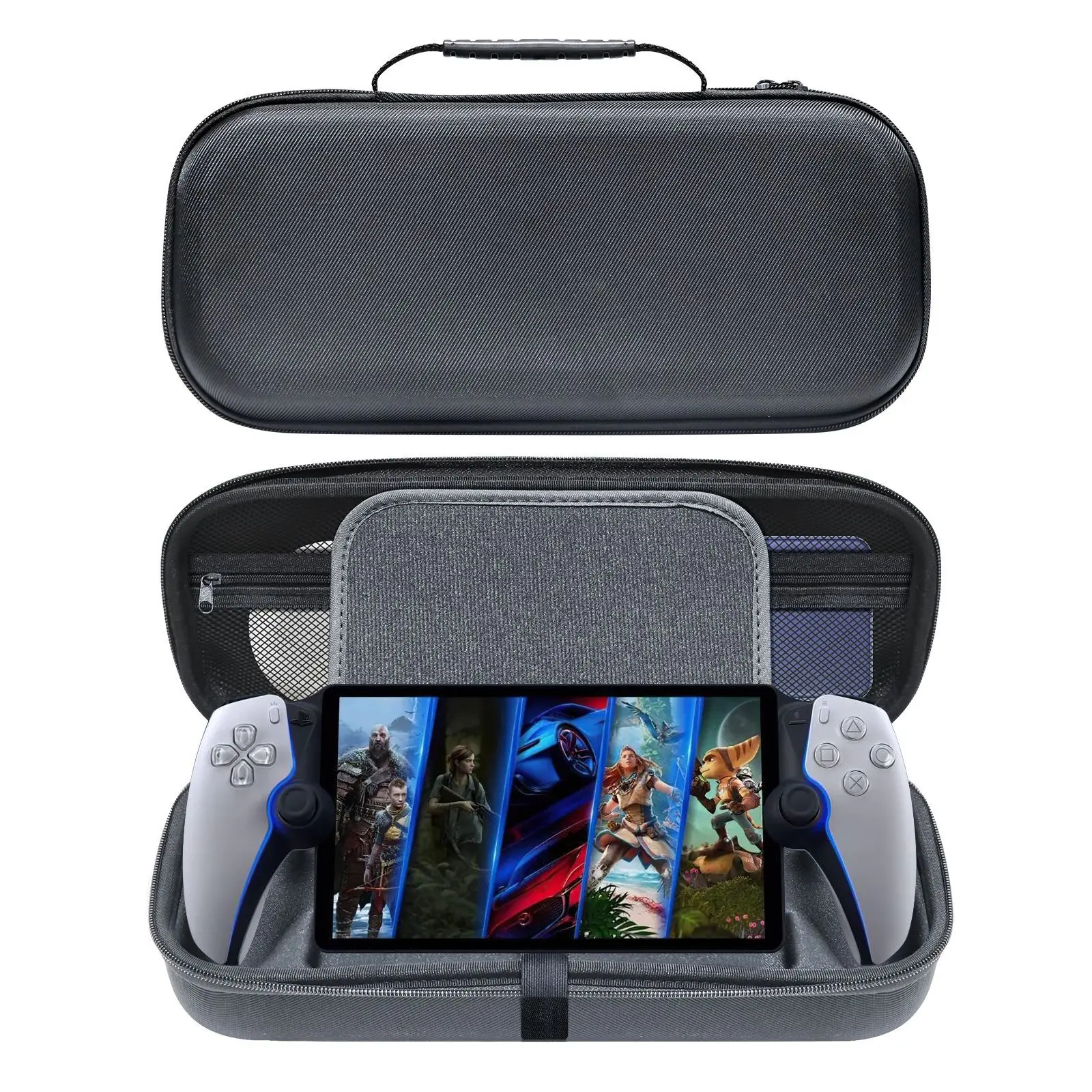  Hard Carrying Case for Playstation Portal Remote Player, PS  Portal Case with Built-in Stand Design, Shockproof and Waterproof  Protective Travel Bag Fits PlayStation 5 portal, PS Portal Accessories :  Video Games