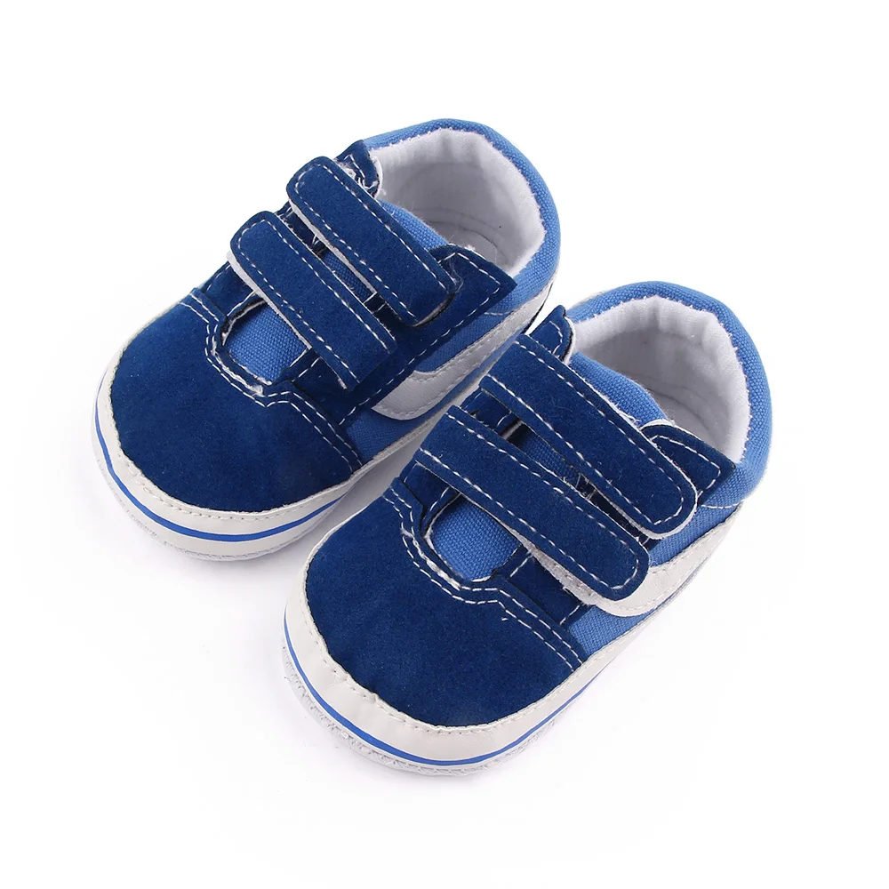 Description Picture 6 of itemSpring and Autumn Baby Casual Sneakers Girls Boys Fashion Desion Soft Sole Hook&loop Solid Newborn Toddler Shoes First Walkers