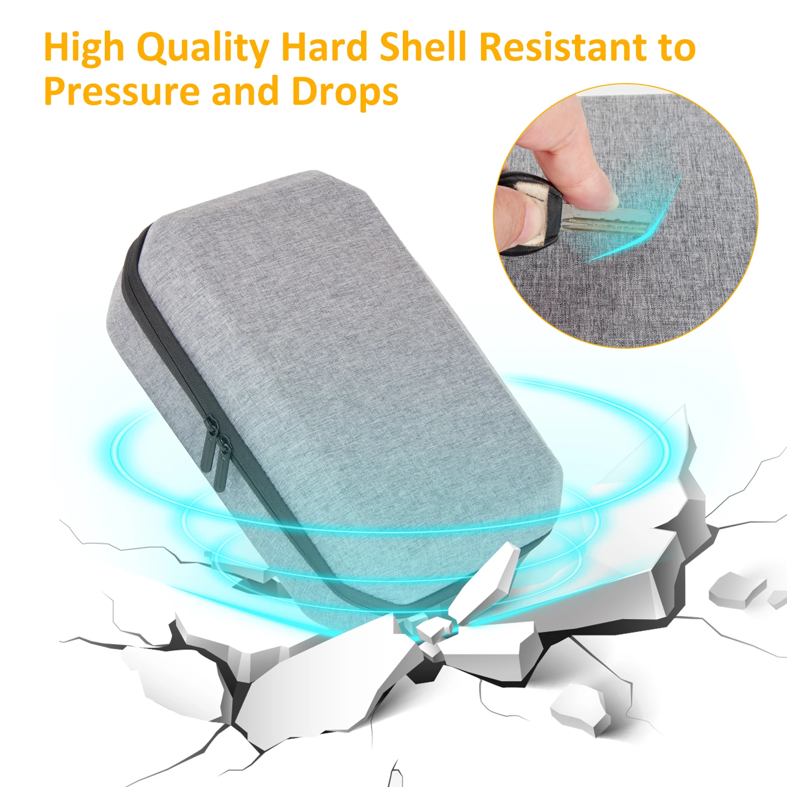 New Hard EVA Portable Carrying Case Bag Shockproof Protective Travel Case Storage Bag for Meta Quest 3 VR And VR Accessories