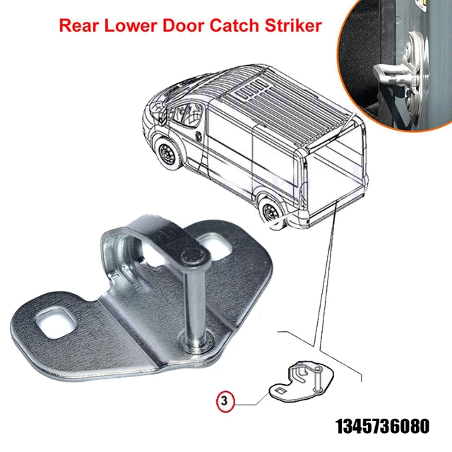 Für Fiat Ducato Peugeot Boxer Citroen Relais 2006-2014car untere Heckklappe  Haken untere hintere Tür Stürmer Verriegelung 1345736080 - AliExpress