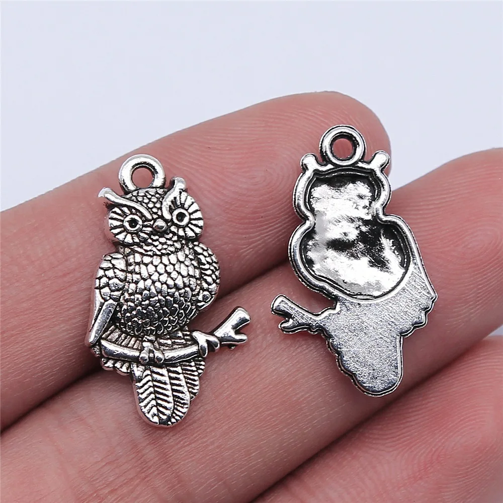 10pcs Charms Cat Antique Silver Color Cute Cat Pendant Charms Kawaii Cat  Charms For Jewelry Making