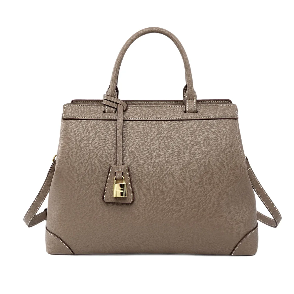 2025 New Fashionable High-end Feel Leather Women's Crossbody Bag Large Capacity Top-handle Bag For Women Handbag