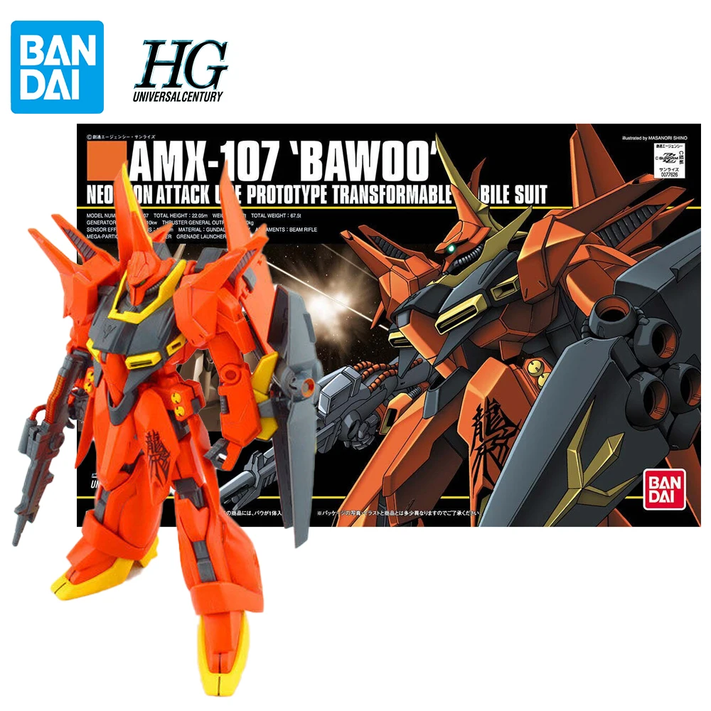 

Оригинальная Коллекционная аниме модель Bandai Gundam HGUC 1/144, коллекционная Мобильная фигурка, игрушка, подарок для ребенка