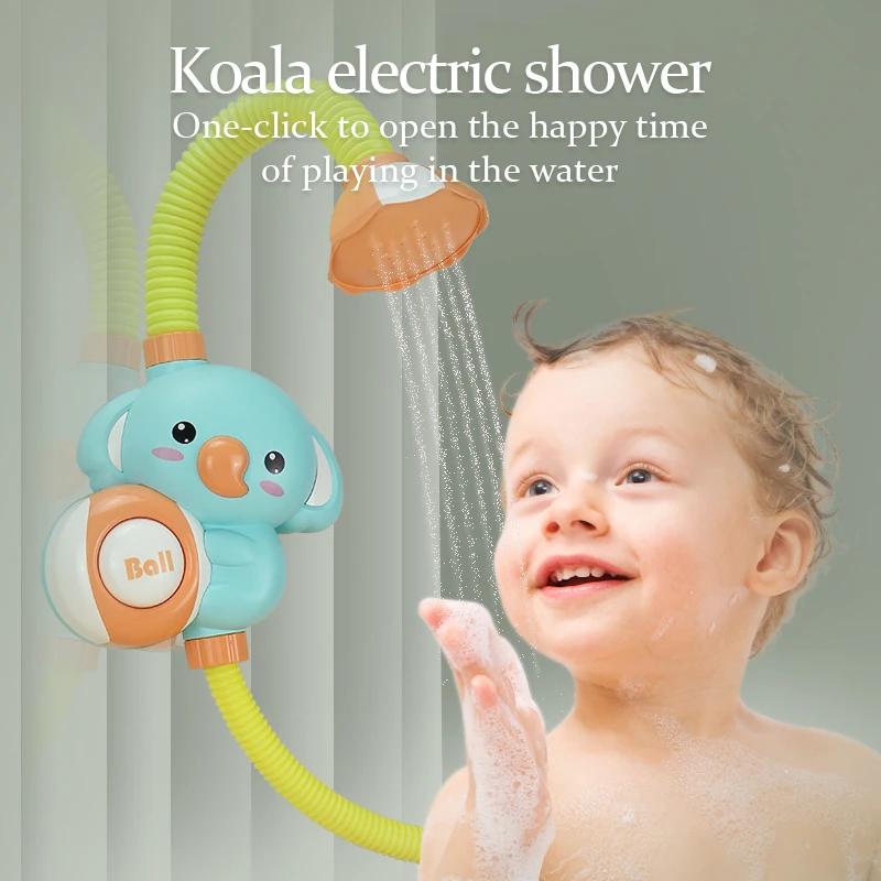 Children's indoor shower play eye Bathroom bath retractable 360 degree