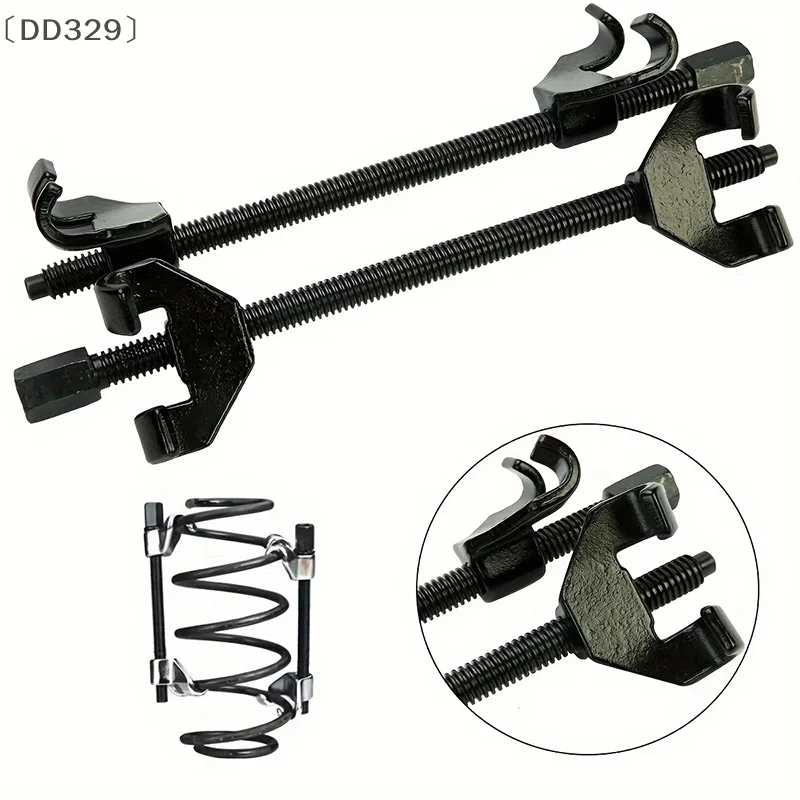 〔DD329〕Shock Absorber Spring Compressor Tool Set, Claw Hook For Car Repair And Roll Removal, Manual, Special