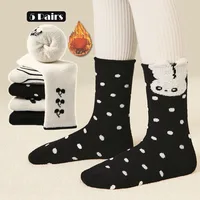 Baby Girls Socks Winter Thermal Thick Cotton Socks Newest Fancy Trendy Cartoon Socks Kids Stockings 5