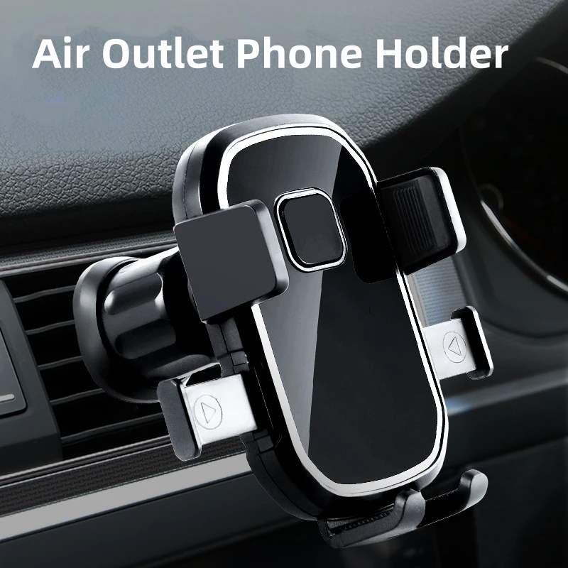 

Автомобильный держатель для телефона с автоматической блокировкой вентиляционных отверстий в автомобиле держатель телефона для навигации вращающийся на 360 Градусов Крючок