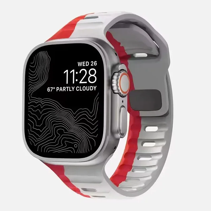 Elegant Silicone Watch Strap - Premium Accessory
