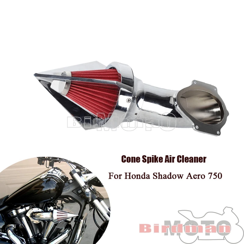 

Refit Motorcycle Air Filter Cone Spike Air Intake Cleaner For Honda Shadow Aero 750 Cruiser Motorbike Accessories All YEAR