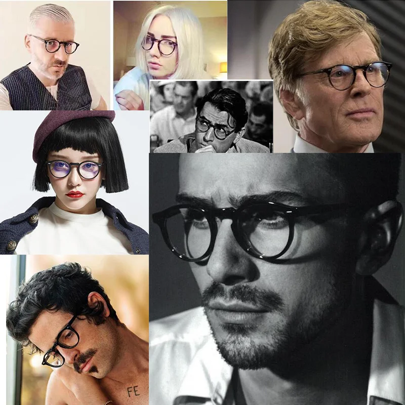 Gafas de lectura Gregory Peck para hombre, anteojos de acetato